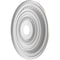 Ekena Millwork Cole PVC Clng Medallion (Fits Canopies up to 6"), Metallic Silver Metallic, 22"OD x 3 1/2"ID x 1"P CMP22COCSV - alternate 4